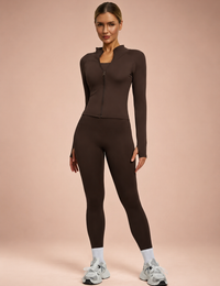 Ensemble Veste Zippée & Legging AURA FIT