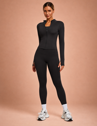 Ensemble Veste Zippée & Legging AURA FIT