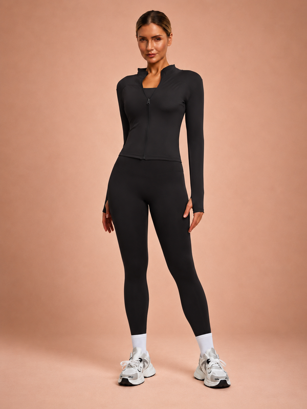 Ensemble Veste Zippée & Legging AURA FIT