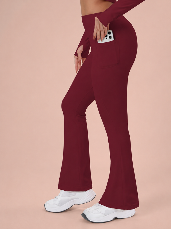 Legging Évasé Taille Haute AURA FIT