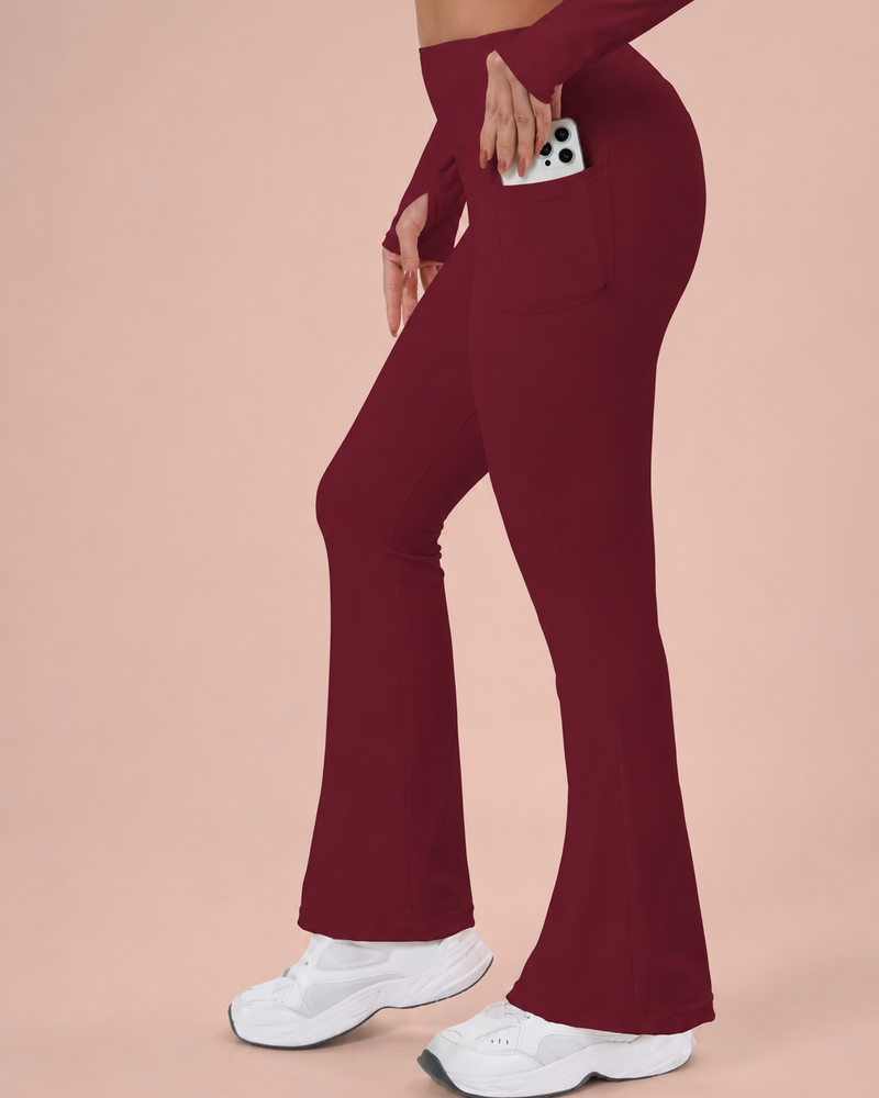 Legging Évasé Taille Haute AURA FIT