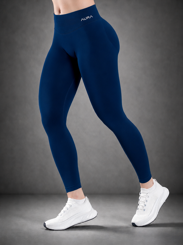 Aura Sculpt Legging — Sapphire