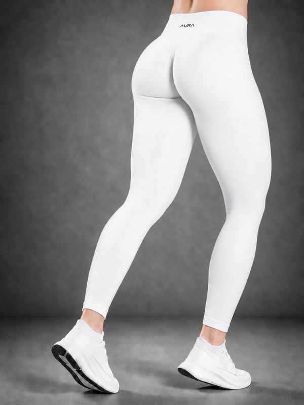 Aura Sculpt Leggings — Ivory