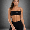 Aura Flow Sports Bra — Midnight